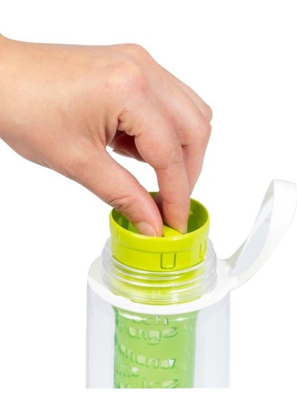 Infuserli Çilek Desen Detox Matara 650 ml