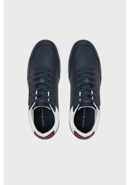 Logolu Deri Karışımlı Sneaker Ayakkabı Erkek Ayakkabı FM0FM05369 Dw5 fırsatları