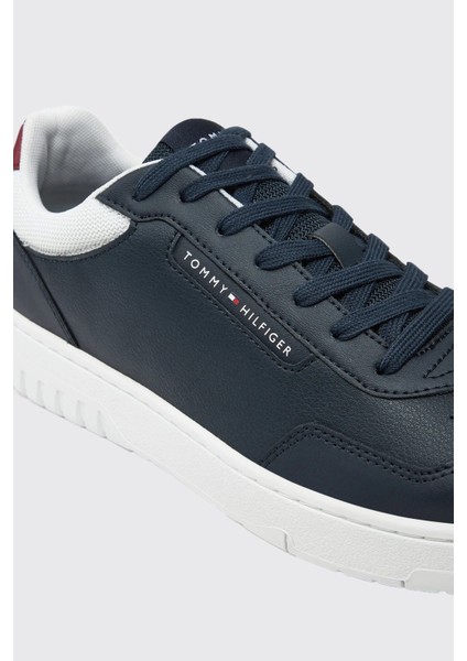 Logolu Deri Karışımlı Sneaker Ayakkabı Erkek Ayakkabı FM0FM05369 Dw5 indirimleri