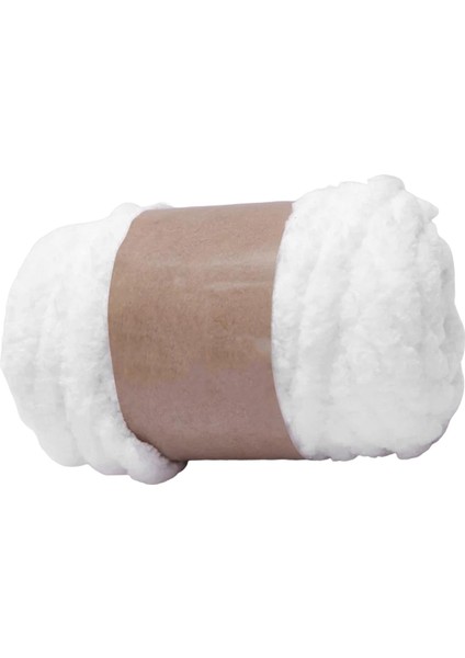 Kalın Tıknaz Iplik Konuları Tığ Halı Yapımı Eşarp Beyazı Için Örgü Ağırlık Ipliği (Yurt Dışından)