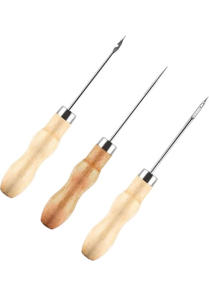 3 Ş Awl Yumruk Deliği Ahşap I Dıy El Yapımı (Yurt Dışından)