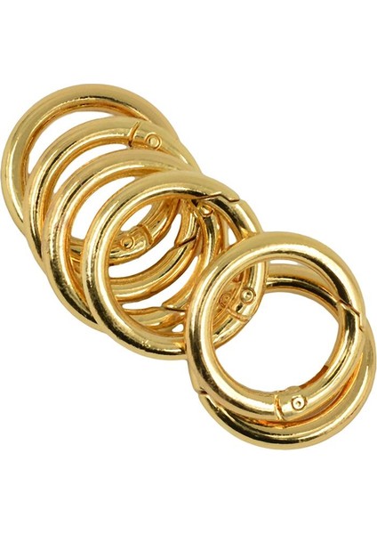 6 Yuvarlak Yaylı Çanta Çanta Omuz Askısı Altın (Yurt Dışından)