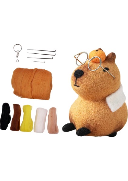 Capybara Doll Dıy Yün Elt Malzeme Gençler Çocuklar Için Başlayanlar F (Yurt Dışından) fiyatları