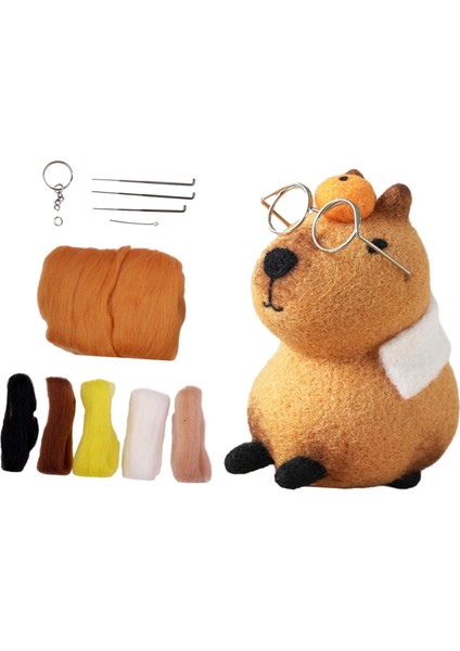 Capybara Doll Dıy Yün Elt Malzeme Gençler Çocuklar Için Başlayanlar F (Yurt Dışından) fırsatları