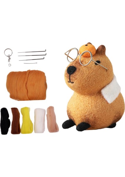 Capybara Doll Dıy Yün Elt Malzeme Gençler Çocuklar Için Başlayanlar F (Yurt Dışından) indirimleri