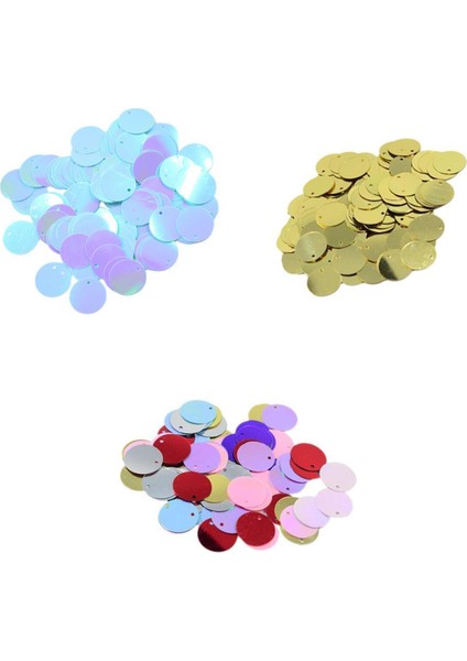 390 Parlak Şek Payetler Ş El Sanatları 16 mm Işık (Yurt Dışından)