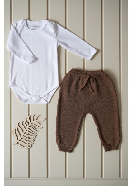 Pamuk Bebek Pantolon ve Body Seti