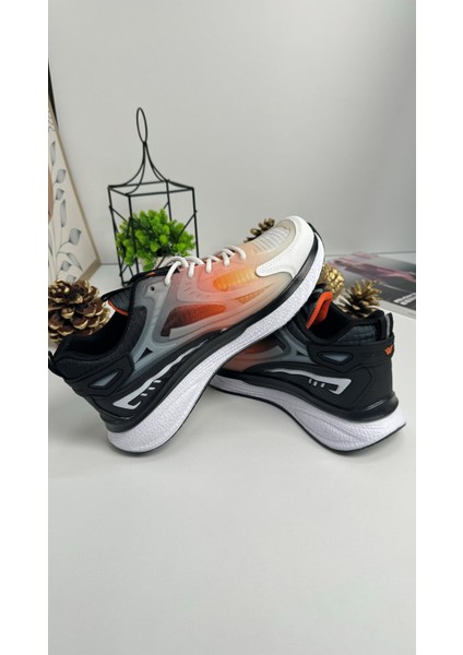 Günlük Erkek Sneaker Fileli Bağcıklı Kalın Tabanlı Rahat Spor Ayakkabı 4267 modelleri