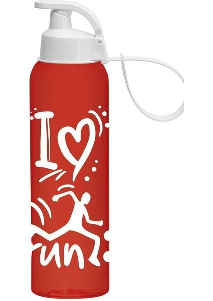 0,5 Lt Opak Desenli Matara-I Love Run