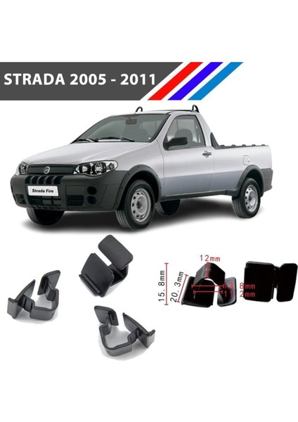 Fiat Strada Kaput Izalatör Klipsi 2005 - 2011 50 Adetli Paket fiyatları