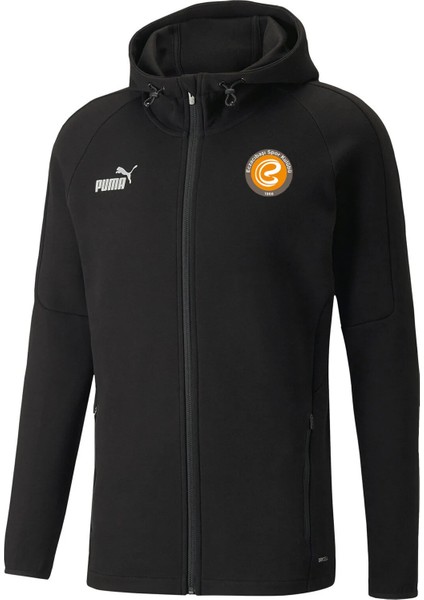 Eczacıbaşı Teamfinal Casuals Hooded Jkt Voleybol Kamp Antrenman Ceketi ECZ-65738303 Siyah