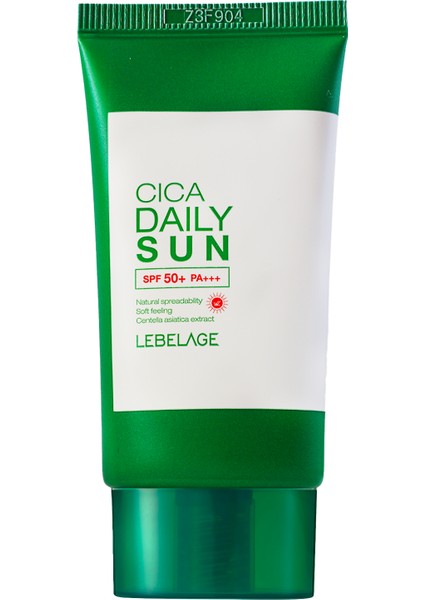 Günlük Hassas ve Konforlu Kore Güneş Kremi Lebelage Cica Daily Sun SPF50+ Pa+++ 30ML