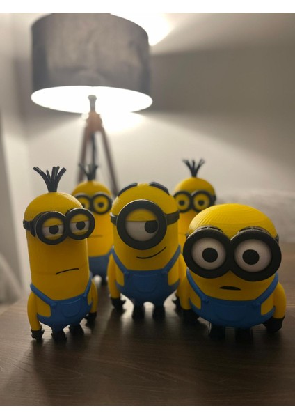 Minions Bob, Kevin, Stuart 3'lu Set Büyük Boy