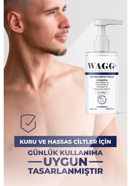 Nemlendirici Vucüt Losyonu For Men 200ml