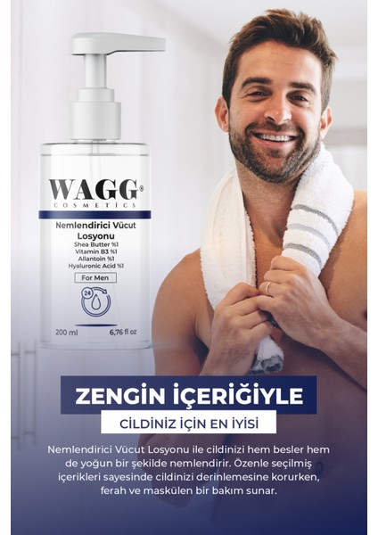 Nemlendirici Vucüt Losyonu For Men 200ml