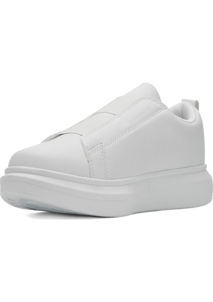 Günlük Erkek Sneaker Casual Kalın Yüksek Queen Taban Oval Burun Bant Detaylı Spor Ayakkabı 109 fiyatları