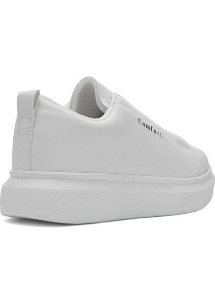 Günlük Erkek Sneaker Casual Kalın Yüksek Queen Taban Oval Burun Bant Detaylı Spor Ayakkabı 109 fırsatları
