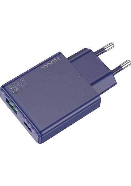 N45 PD30W + Qc3.0 Usb-C + Usb-A Hızlı Şarj Adaptörü