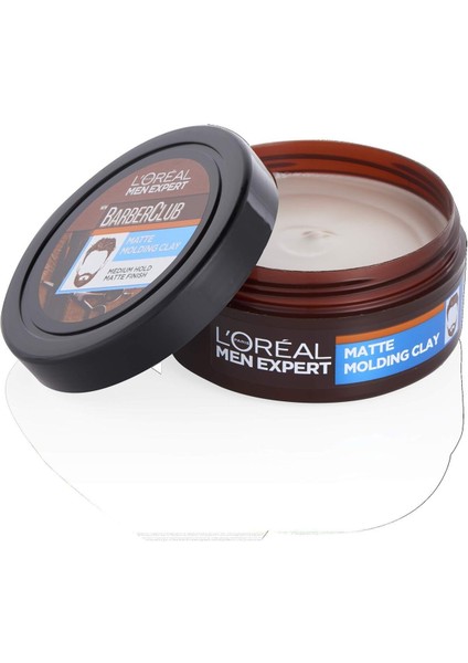 L'oreal Paris Men Expert Barber Club Orta Tutuş Mat Görünümlü Saç Şekillendirici Killi Wax 75 ml modelleri