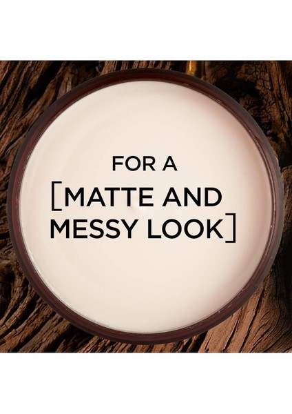 L'oreal Paris Men Expert Barber Club Orta Tutuş Mat Görünümlü Saç Şekillendirici Killi Wax 75 ml fırsatları