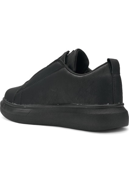 Günlük Erkek Casual Lastikli Kalın Yüksek Topuklu Desenli Taban Oval Burun Sneaker Spor Ayakkabı 111