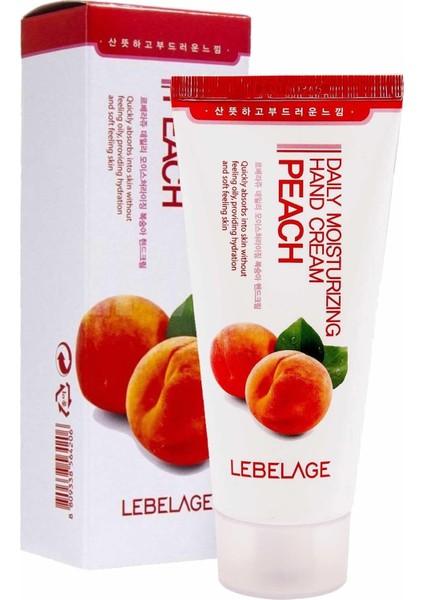 Şeftali Özlü Doğal Içeriklerle Zengin Nemlendirici El Kremi Peach Hand Cream fiyatları