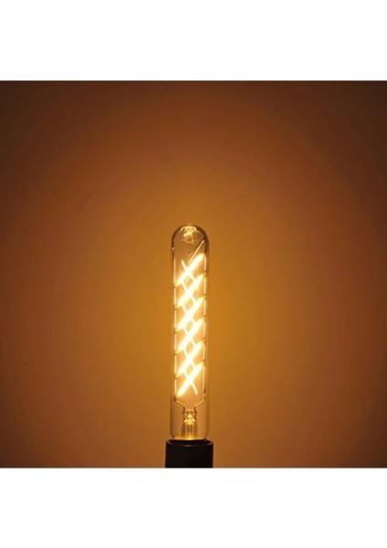 LED Lamp T30 8W Rustik Dekoratif LED Flamentli Ampul E27 (1 Adet)