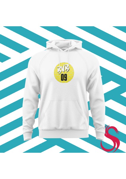 Sweatshirt Bvb Wall Beyaz Hoodie