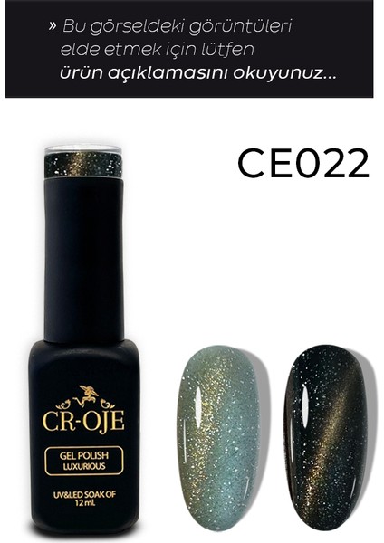 Kalıcı Oje 7d Cat Eye-022 Sarı 12 ml