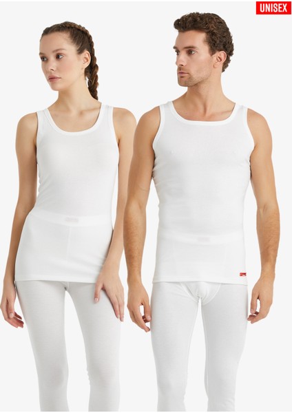 9260 UNİSEX BEYAZ THERMAL ATLET