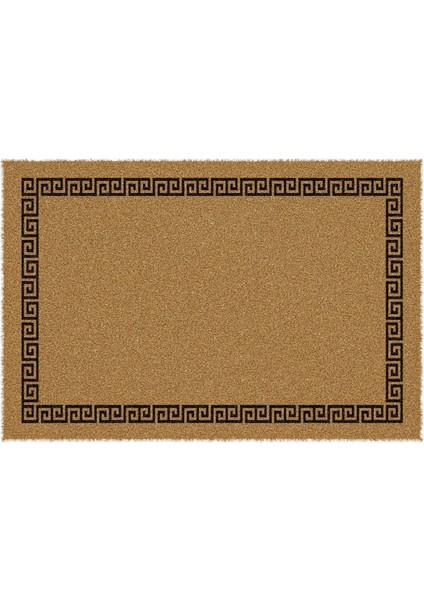 Paspas Konsept Siyah Çerçeve Desenli Kapı Önü Paspası 40 x 60 cm
