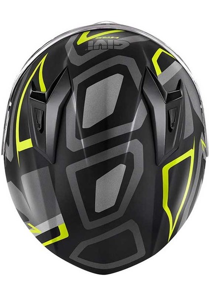 Gıvı 50.7 Proton Mat Tıtanıum-Sarı Kask