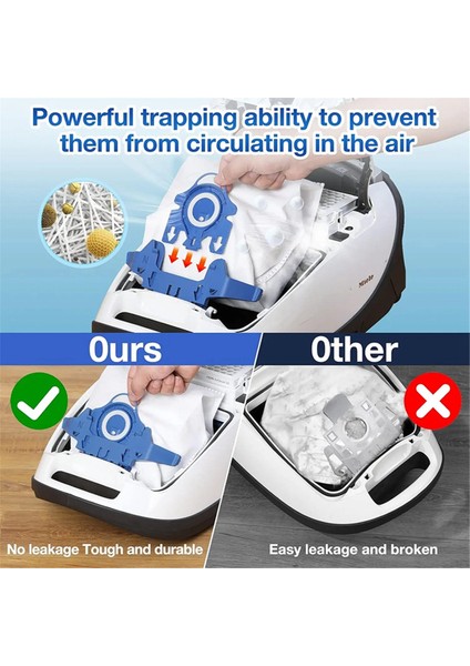 25 Adet Toz Torbası Yedek S2, S5, S8, Classic C1 C2 C3 Serisi S8FJM Elektrikli Süpürge 3D Verimli Çöp Torbaları (Yurt Dışından) modelleri