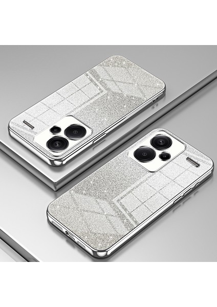 Xiaomi Redmi Note 13 Pro+ Tpu Kapak Kesin Kesim Glitter Tasarım Cep Telefonu Kılıfı (Yurt Dışından) indirimleri