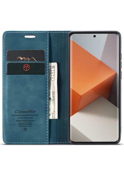 Xiaomi Redmi Note 13 Pro Plus 5g Cüzdan Standı Flip Deri Telefon Kapağı (Yurt Dışından)