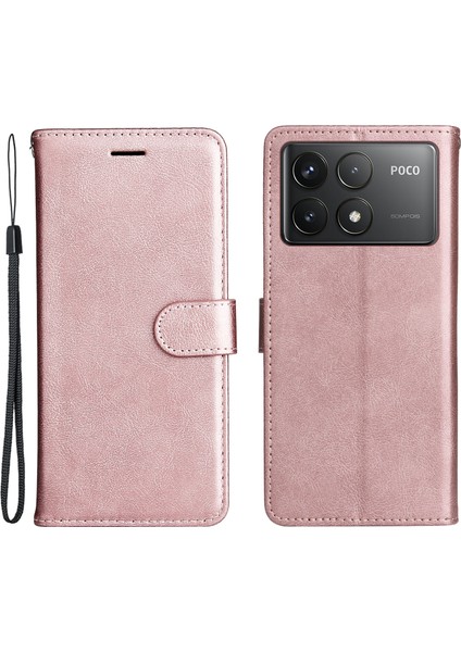 Xiaomi Poco F6 Pro 5g Cüzdan Çevirme Deri Telefon Kapağı (Yurt Dışından)