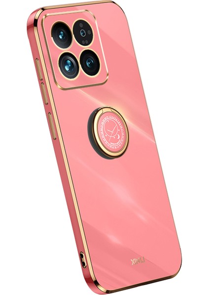 Xiaomi 14 Elektroklokalı Anti-Drop Anti Tonsum Tpu Kapak Ring Kickstand (Yurt Dışından)