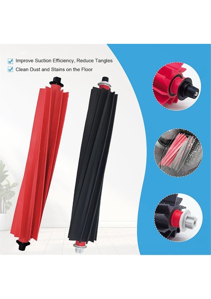 Roborock Qrevo Master Ana Yan Fırça Hepa Filtre Paspas Bezi Için (Yurt Dışından)