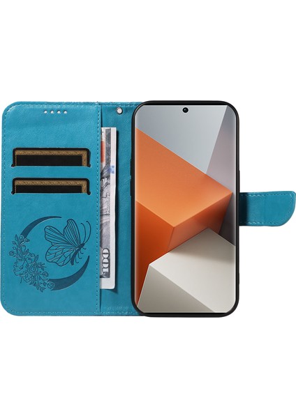 Xiaomi Redmi Note 13 Pro Plus 5g Pu Deri Folyo Flip Telefon Kapağı (Yurt Dışından) modelleri