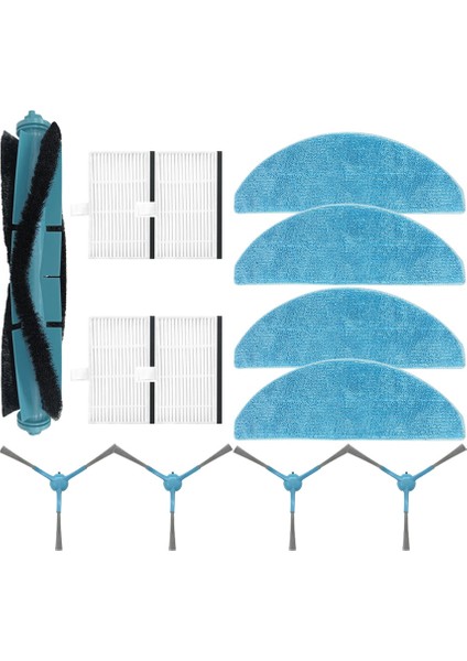Blaupunkt Bluebot Precision Ana Yan Fırça Hepa Filtre Paspas Bezi Için (Yurt Dışından)