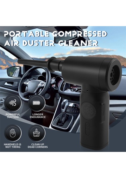 6000MAH Taşınabilir Basınçlı Hava Toz Temizleyici Kablosuz Klavye Bilgisayar Temizliği Için (Yurt Dışından) fırsatları