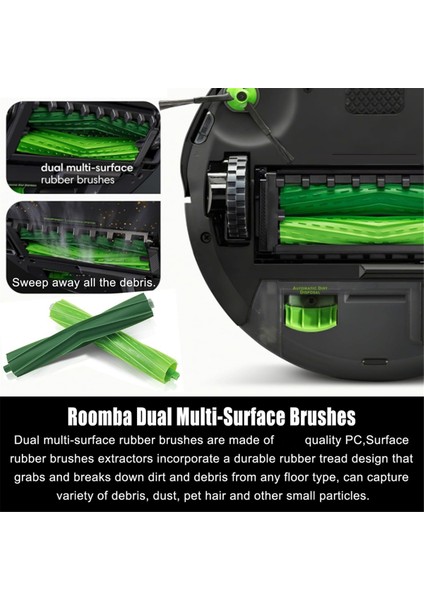 Irobot Roomba I7 I7+ I3 I3+ I4 I4+ Için Yedek Parçalar (Yurt Dışından)