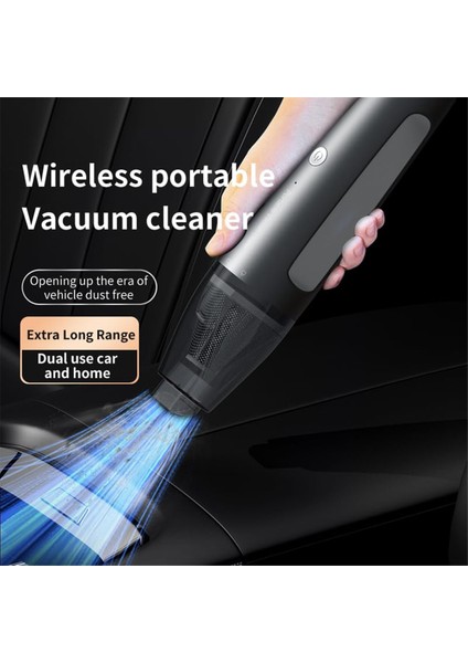 Araba Elektrikli Süpürgesi Yüksek Güçlü El Tipi Mini Kablosuz ve Ev Şarjlı Taşınabilir Temizleyici-B (Yurt Dışından) fırsatları
