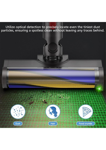 Dyson V7 V8 V10 V11 Için Toz Algılama Işığına Sahip Elektrikli Süpürge Ataşmanları (Yurt Dışından)