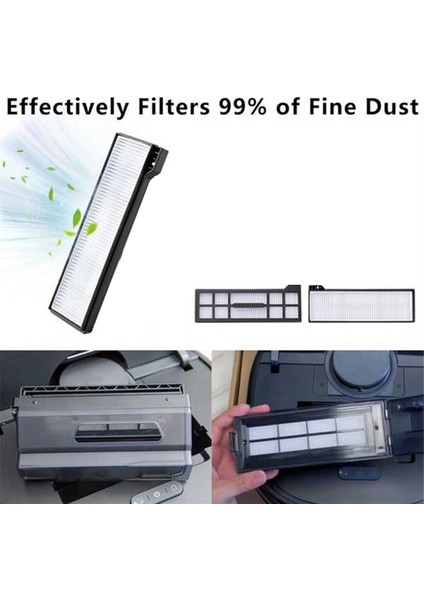 Eufy X10 Pro Omni Ana Yan Fırça Hepa Filtre Paspas Pedleri Toz Torbaları Için (Yurt Dışından)