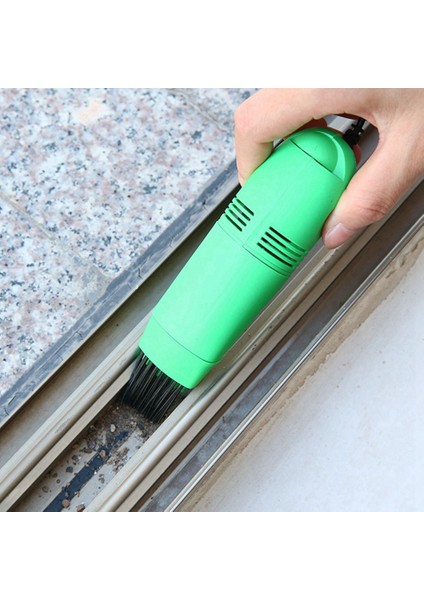 Bilgisayar Süpürgesi, Klavye Temizleyici Mini USB Dikiş Makinesi Gül Kırmızı (Yurt Dışından)