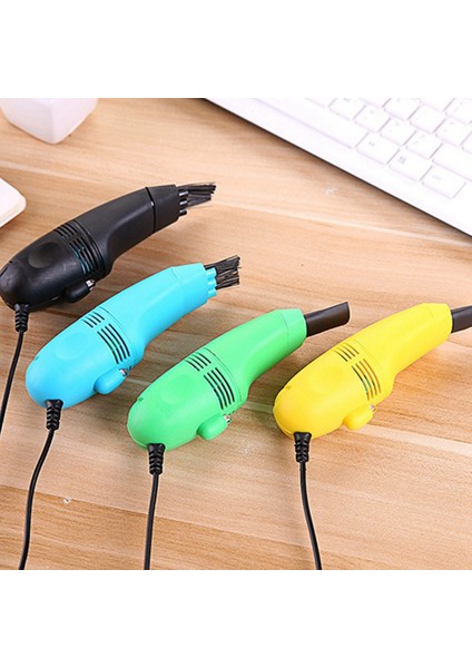 Bilgisayar Süpürgesi, Klavye Temizleyici Mini USB Dikiş Makinesi Gül Kırmızı (Yurt Dışından)