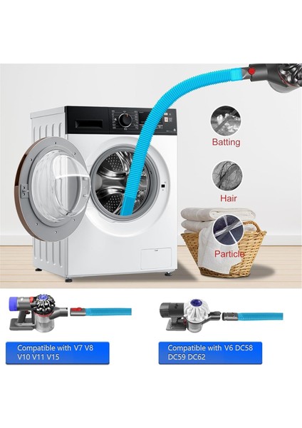 V15 V12 V11 V10 V8 Gen5 V6 DC58 DC59 Hortum ve Temizleme Fırçası Için Kurutma Makinesi Lint Vakum Eklenti Kiti (Yurt Dışından) indirimleri
