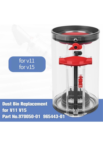 V11 V15 SV14 SV15 SV22 Elektrikli Süpürge Aksesuarı Toz Toplama Kovası Için Yedek Toz Haznesi ve Filtre (Yurt Dışından) modelleri