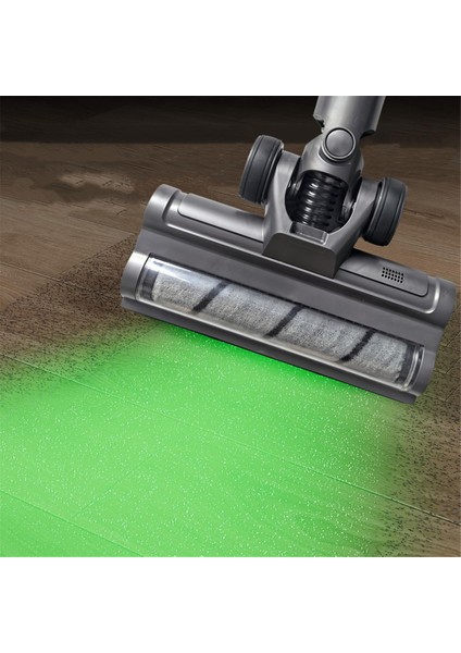 V10 Slim V12 Vakum Aparatı Için Temizleyici Yumuşak Rulo Fırça Toz LED Işıkları Yedek Parçaları (Yurt Dışından)